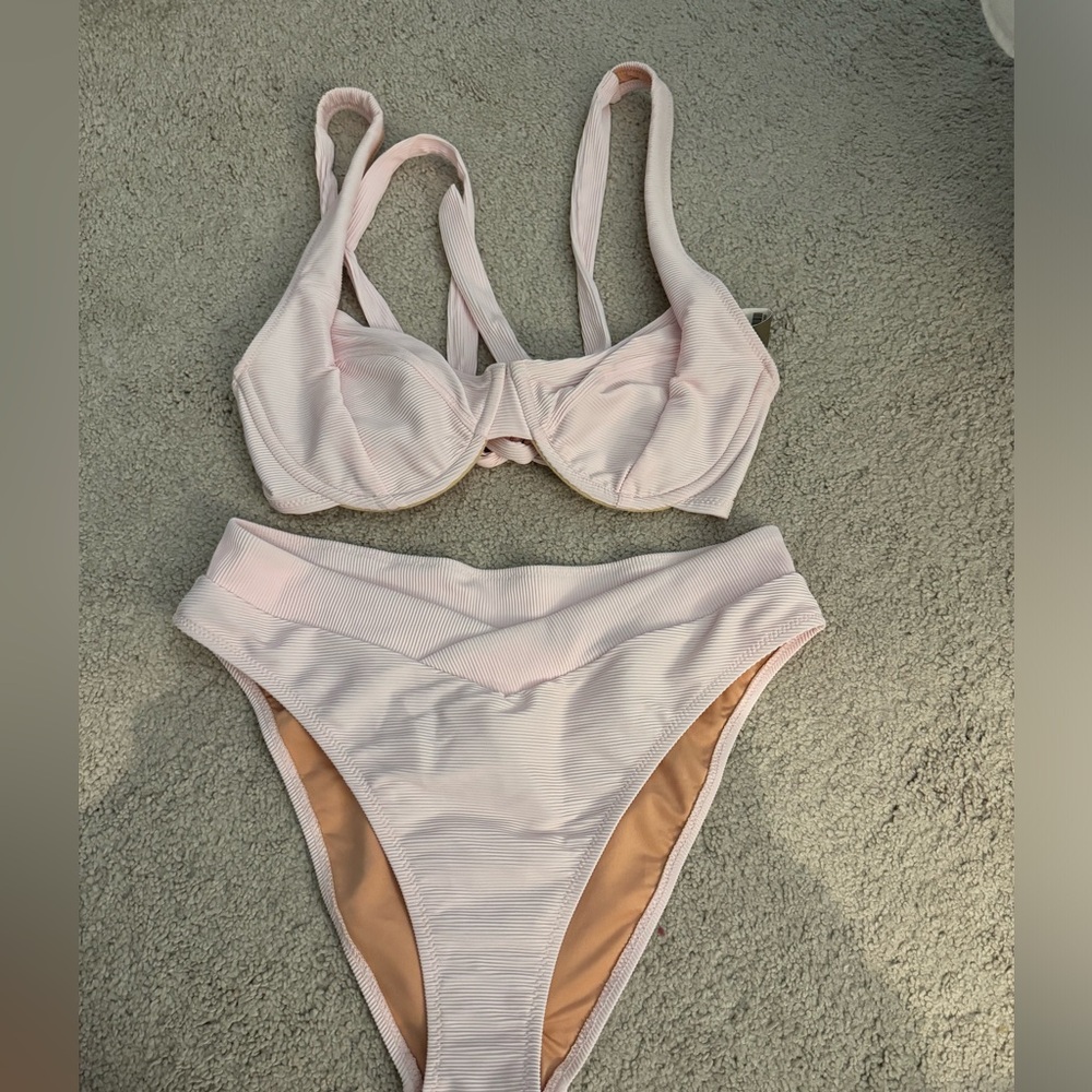 J. Crew Pale Pink Bikini - NWT